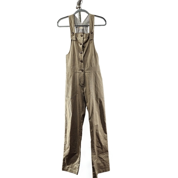 Bridge & Burn Pants - BRIDGE & BURN Khaki Jumpsuit/Overalls, Size Small